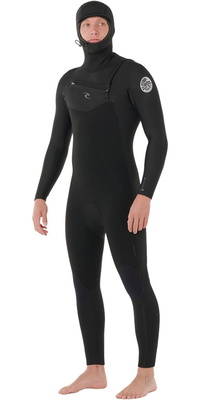2026 Rip Curl Mens Flashbomb 4/3mm Hooded Chest Zip Wetsuit 17AMFS